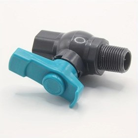 Resim Xuweiwei 1 Adet 1/2 İnç 20mm Pvc Dişi Erkek Küresel Vana Bahçe Sulama Havuz 