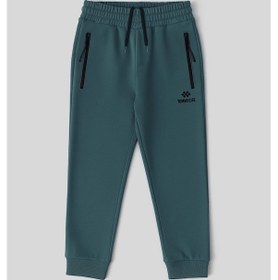 Resim Tommylife Orman Yeşili Fermuarlı Standart Fit Erkek Çocuk Eşofman Alt - 64042 Orman Yeşili 