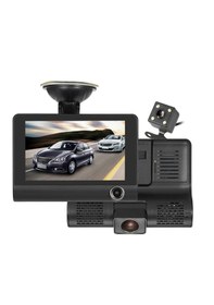 Resim 3 Kameralı Araç İçi Kamera 4 Ips Ekran Full Hd 1080p Ön + Arka + İç Kamera Gece Görüşlü G-sensörlü 