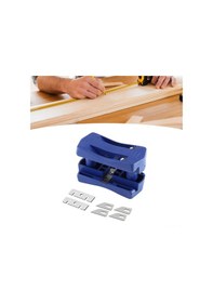 Resim Symbee Ahşap Kenar Bantlama Aleti - Manuel Pvc Ve Yüksek Karbon Çelik Kesici, 6 Adet Bıçaklı Ahşapçılık Aracı 