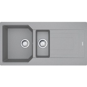 Resim Franke Urban Ubg 651-100 Stone Grey 1.5 Gözlü Granit Mutfak Eviyes 