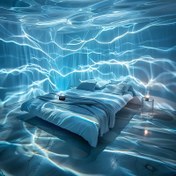 Resim 1 LED Rüya Gibi Su Dalgası Ambiyans Işığı, USB Güçlü Çok Renkli Uzaktan Kumandalı Projeksiyon Su Lambası, Yatak Odası Dekoru ve Yaratıcı Ramazan/Sevgililer Günü Gece Lambası İçin İdeal 