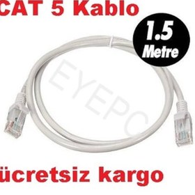 Resim Bilgisayarla Modem Arasi Eternet Kablo 1.5 Metre 