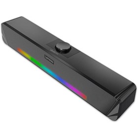 Resim LENOVO Thinkplus Masaüstü Bluetooth Aux Soundbar Hoparlör Rgb Işıklı Ts33-b 