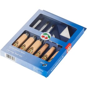 Resim Kirschen Two Cherries Ahşap Yontma Ve Oyma Seti 7 Parça 