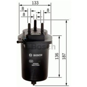 Resim BOSCH 450907012 MAZOT FİLTRESİ MEGANE II 03- SCENIC II 1.5 DCI D 