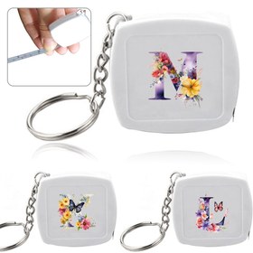 Resim 1 adet Özel Ad ve Kelebek Tasarımı Çekilebilir Ölçü Cetveli - Dayanıklı PVC, Çift Ölçekli Kalemi, Dikiş, Moda, El Sanatları ve Ev Kullanımı için | Dekoratif Ölçü Cetveli | PVC Yapımı, Ölçü Cetveli 