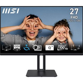 Resim MSI PRO MP275P 27" 1920x1080 (FHD) 16:9 Flat 100 Hz 1ms Adaptive-Sync IPS Monitör MSI