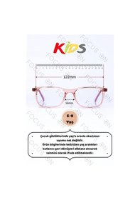 Resim Focus On KS007-C14-EKRAN Pembe 5-9 Yaş Mavi Işık Filtreli Çocuk Ekran Gözlüğü 