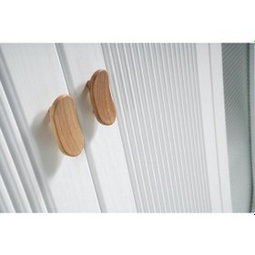 Resim Pema Home Peri %100 Mdf Membran 4 Kapaklı Dolap Gardırop 