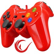 Resim Rampage SG-R602 PS3/PC USB 1.8m Joypad Oyun Kolu Kırmızı 