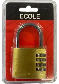Resim Ecole Şifreli Asma Kilit 50 Mm 