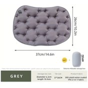 Resim Elmpaly Yeşil Seyahat İçin Taşınabilir Şişme Yastık Kamp Hiking Konser Yeşil 