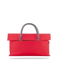 Resim Classone Byn-el002 Wtxpro Su Geçirmez Kumaş 13-14 İnch Bayan Laptop, Notebook, Apple Uyumlu MacBook Air El Çantası- Tote Bag - Kırmızı 