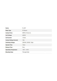 Resim 48v Dc Küp Röle Hrs4h-s-dc48v 