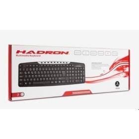 Resim HADRON Hd803 Kablolu Multimedia Klavye Q Siyah 