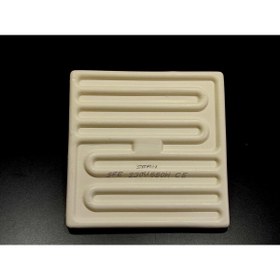 Resim SERN İnfrared Seramik Isıtıcı Rezistans DÜZ 122X122mm 650W 230V Beyaz Renk SFE Model 