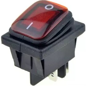 Resim Maroces 10 Adet Ic-104w-s Geniş Kırmızı Işıklı Anahtar 30 Amper 