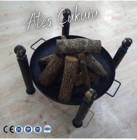 Resim Ozystove Ateş Çukuru Behçe Şömine 60 Cm 