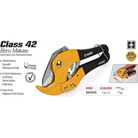 Resim SGS1010 Class 42 Pprc Boru Kesme Makası 42MM 