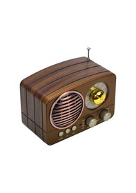 Resim Nostaljik Fm Radyo Bluetooth-Usb-Retro Meier M161-Bt 