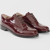 Resim Shoes & More Kadın Bordo Rugan Deri Oxford 