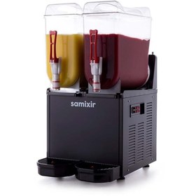 Resim Samixir Slush Twin Meyve Suyu Dispenseri 12+12 Litre 