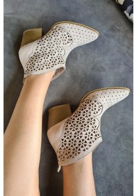 Resim 019 1009 Topukla Kadın Süet Yazlık Bot 