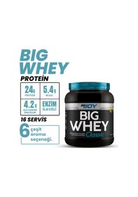 Resim Big Whey Classic Protein Tozu Antep Fıstıklı Dondurma Aromalı 16 Servis Aromasız 