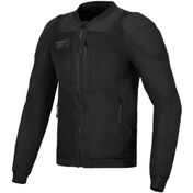 Resim Alpinestars Troop-air Pro Korumalı Motosiklet Montu Siyah Siyah 