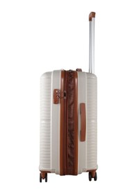 Resim V379 Aura Y.üretim Pp Valiz 55 Cm + 65 Cm Kemik/kahverengi Set S24sy1000098-set 11139 Kemik/kahverengi 