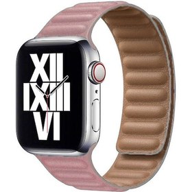 Resim Teknodur Watch 44mm Uyumlu Krd-34 Deri Kordon-pembe 