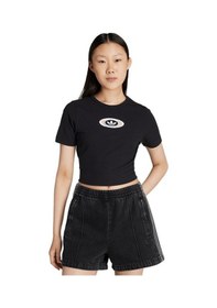 Resim Adidas Kadın Siyah T-shirt Cut Out Rıb Tee Kc8804 Siyah 