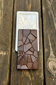 Resim Rufus Concept Parçalanmış Tablet Çikolata Silikon Mum Kalıbı 