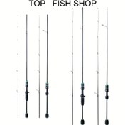 Resim UL Tone Yüksek Hassasiyetli Yem Çubuğu Balıkçılık Çubuğu 1.68m/5.6ft 1.8m/5.9ft 30T Yüksek Karbon Fiber Katı Uç Ultra Yüksek Hassasiyetli Çok Su Altı Açık Balıkçılık İçin Uygun Kore SIC Seramik Halkalarla Ultra Hafif Tasarım Hızlı Isıya Dayanıklı Aşınmaya Dayanıklı Açık Su Balıkçılığı Sporları İçin İlk Seçenek 