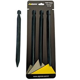 Resim Alpinist Alüminyum 6061 Çadır Kazığı 18 CM Yeşil 4'lü 