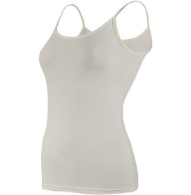 Resim 3 Adet Yıldız Bayan Likralı Biyeli İp Askılı Atlet Ekru 2174 Ekru 