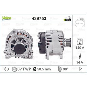 Resim VALEO 439753 ALTERNATÖR VAG T5 2.0 TDI 