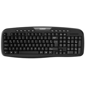 Resim Everest KB-955 Siyah Usb Multimedia Kablolu Q Standart Klavye 