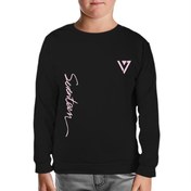 Resim Seventeen - Logo Siyah Çocuk Sweatshirt 