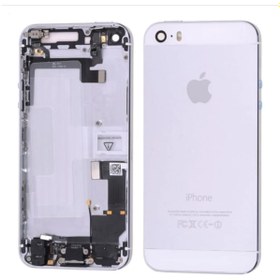 Resim Qudex Iphone 5s Dolu Kasa Arka Kapak Servis Orj Gümüş 