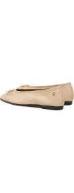 Resim Tommy Hilfiger Soft Leather Ballerına Bow Babet 
