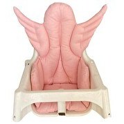 Resim Pamuk Atölyesi Antilop Melek Kanatlı Küçük Mama Sandalyesi Minderi - Pembe 
