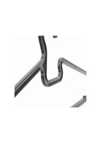 Resim 10'lu Elbise Askısı İnce Model Dayanıklı Elbise Askısı Antrasit Siyah 