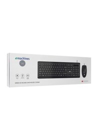 Resim Acer Emachines, Eak9821s, Siyah, Usb Kablolu, Türkçe Q, Klavye Mouse Set 12934554 