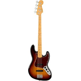 Resim Fender 0193972700 American Professional II Jazz Bass Gitar (3-Color Sunburst) | V-Mod II Manyetikler Akçaağaç Klavye ve HiMass Vintage Köprü 