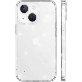 Resim Apple iPhone 13 Kılıf Vixy Transparan Simli Görünüm Renksiz 