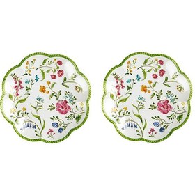 Resim Lucky Art Laurus Melamin 23cm 2'li Tabak Seti Dıo30002 Çok Renkli 