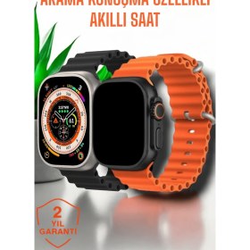 Resim MiraLive Suya ve Toza Dayanıklı 45 mm Akıllı Saat Bildirim ve Cevapsız Çağrı Görüntüleme 