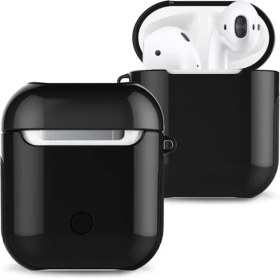 Resim Airpods 2 (2.nesil) 3in1 Kılıf Siyah 